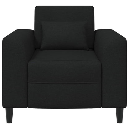 Fauteuil Zwart Stof