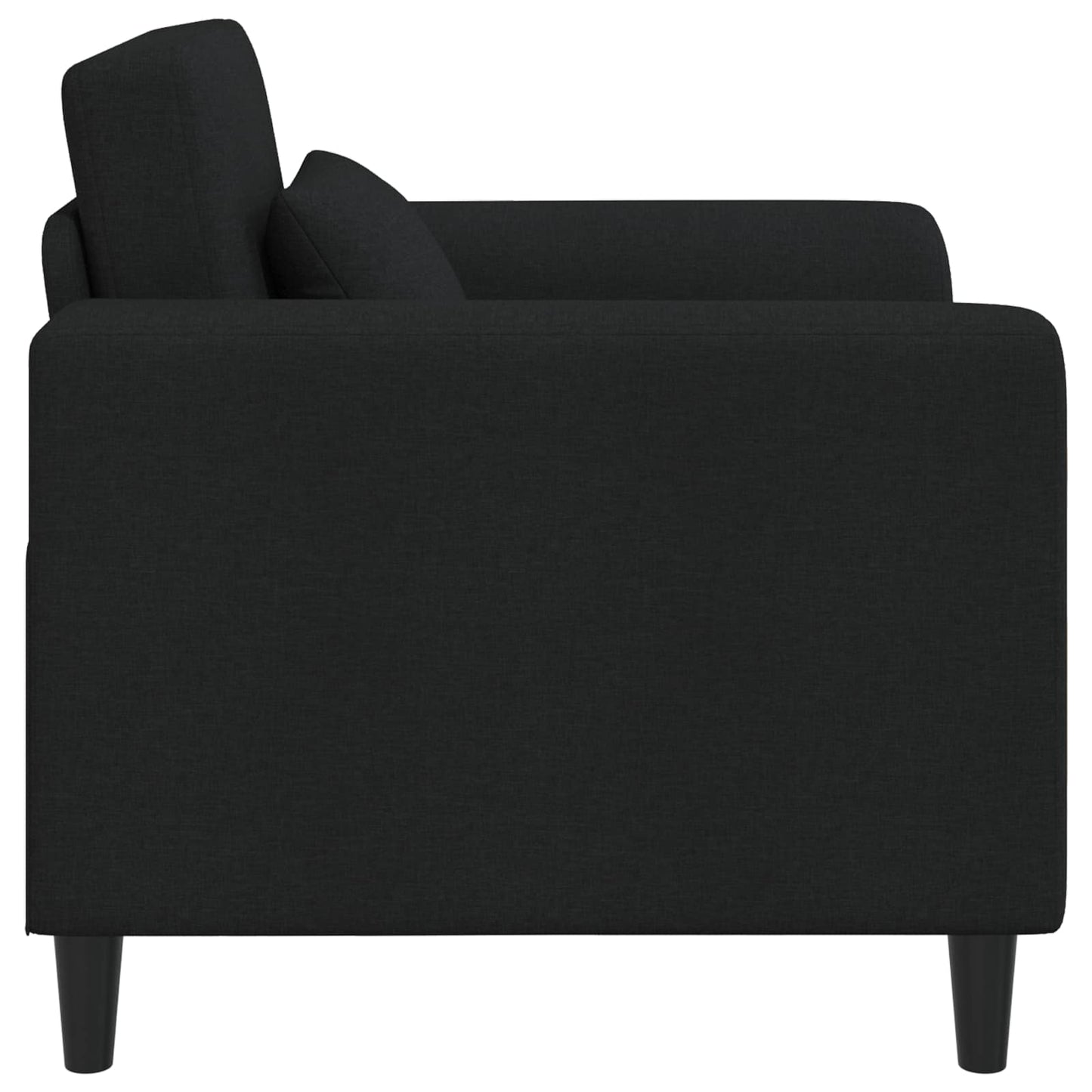 Fauteuil Zwart Stof
