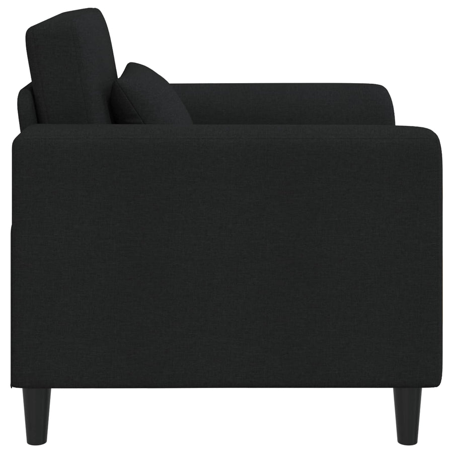 Fauteuil Zwart Stof
