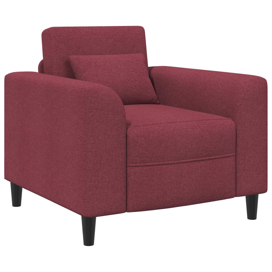 Fauteuil Wijnrood Stof