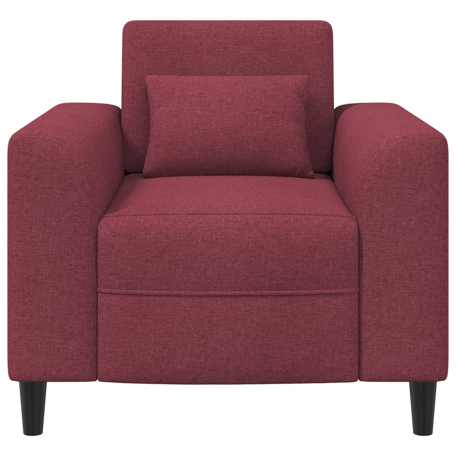 Fauteuil Wijnrood Stof