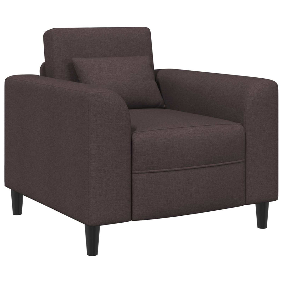 Fauteuil Donkerbruin Stof