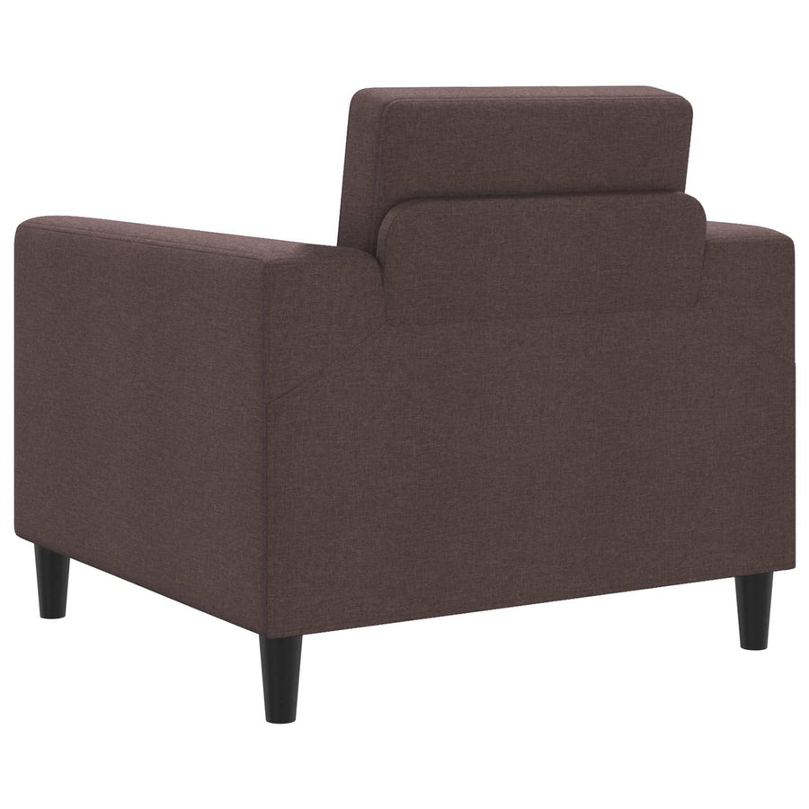 Fauteuil Donkerbruin Stof