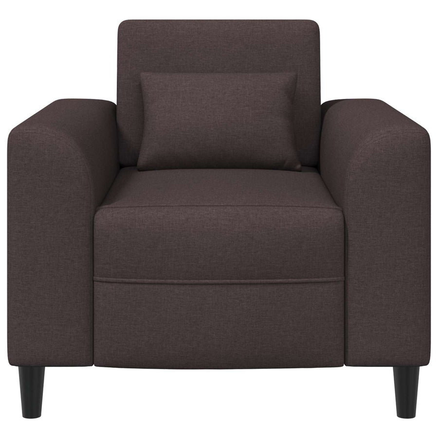 Fauteuil Donkerbruin Stof