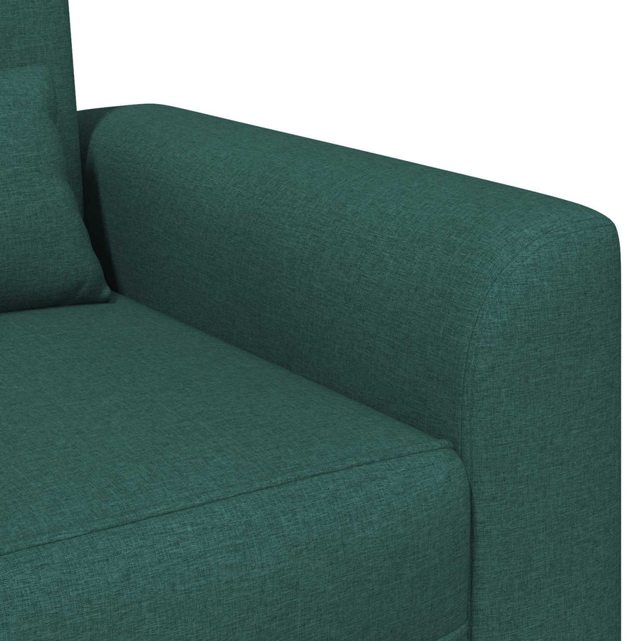 Fauteuil Donkergroen Stof