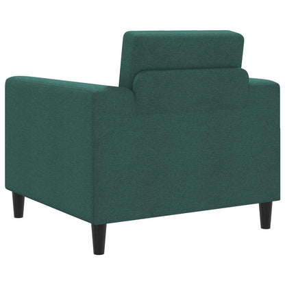 Fauteuil Donkergroen Stof