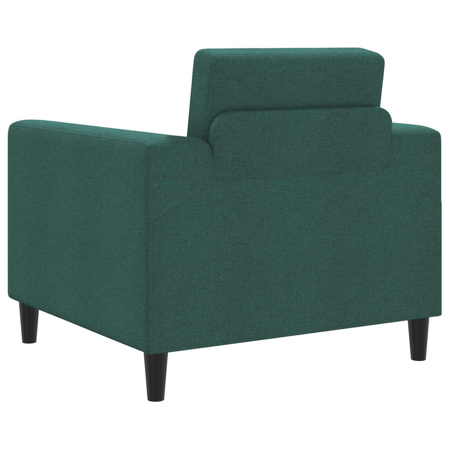 Fauteuil Donkergroen Stof