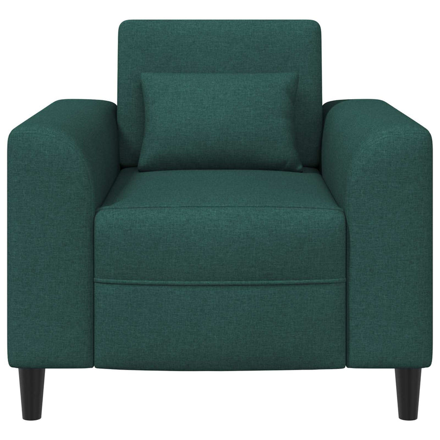 Fauteuil Donkergroen Stof