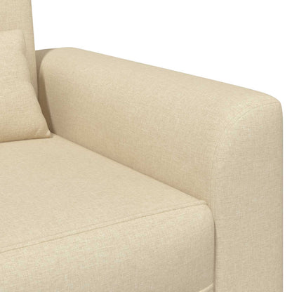 Fauteuil Crèmekleurig Stof