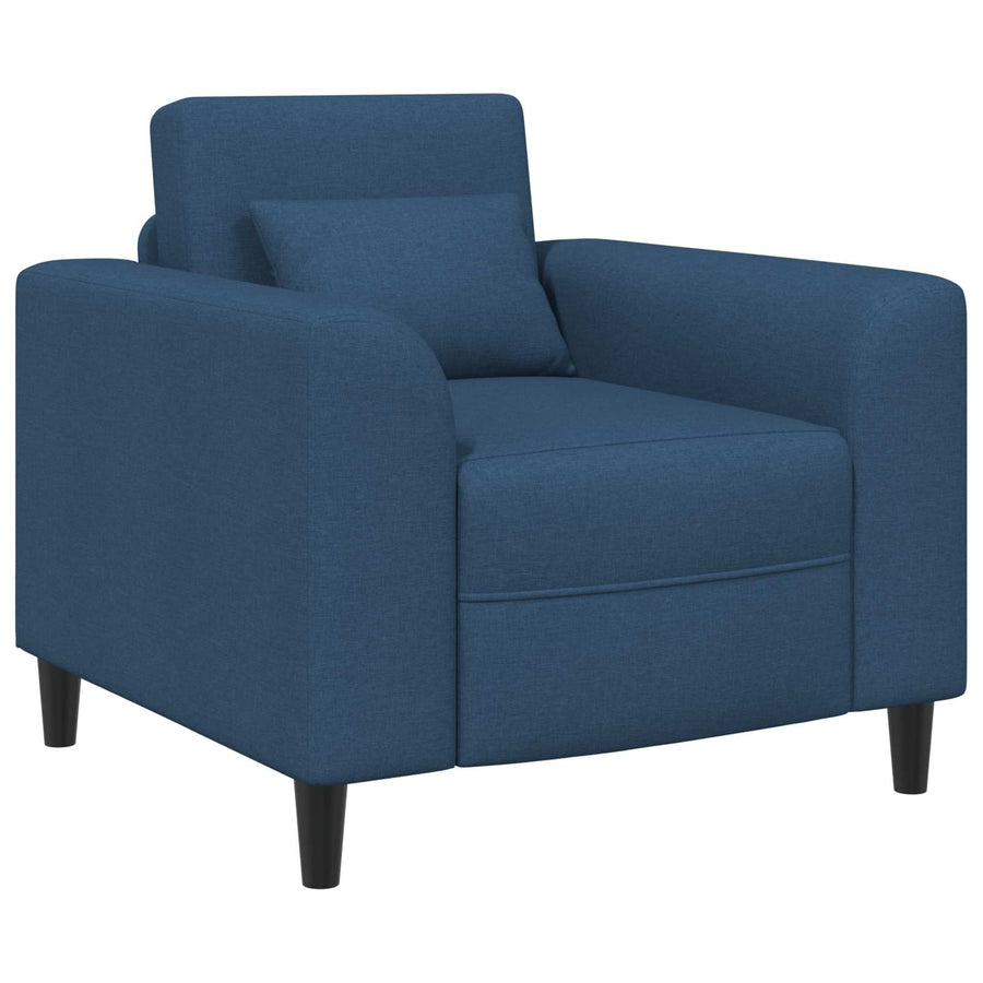 Fauteuil Blauw Stof