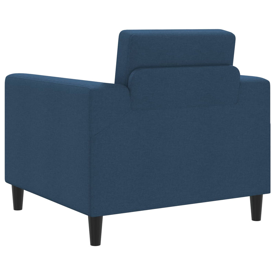 Fauteuil Blauw Stof