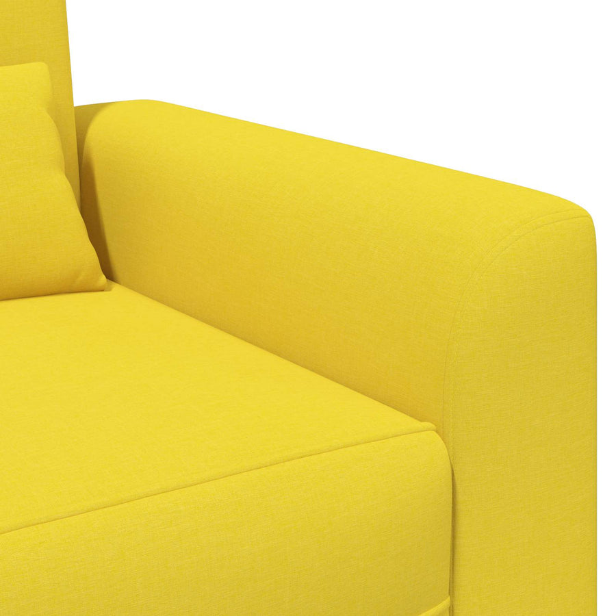 Fauteuil Lichtgeel Stof