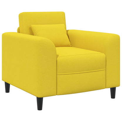 Fauteuil Lichtgeel Stof