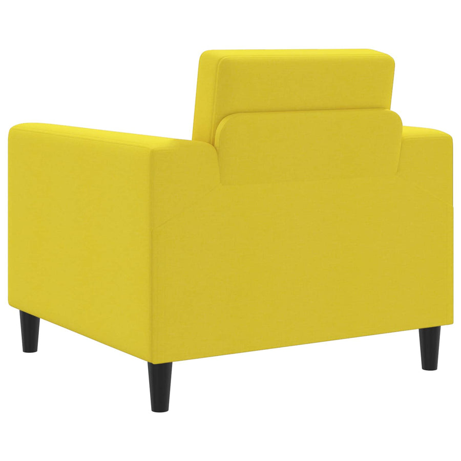 Fauteuil Lichtgeel Stof