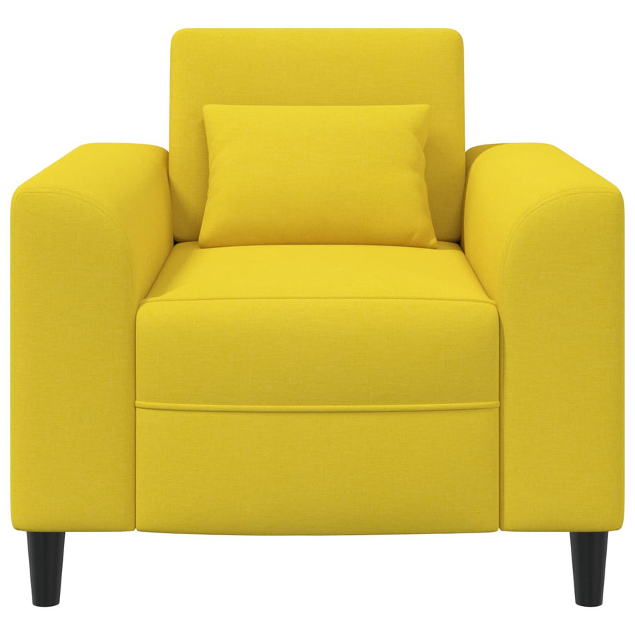 Fauteuil Lichtgeel Stof