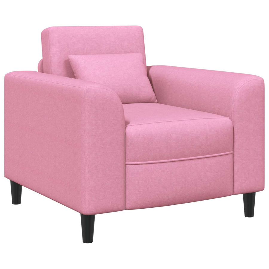 Fauteuil Roze Stof