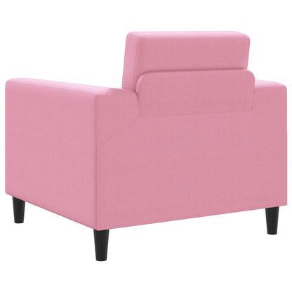 Fauteuil Roze Stof