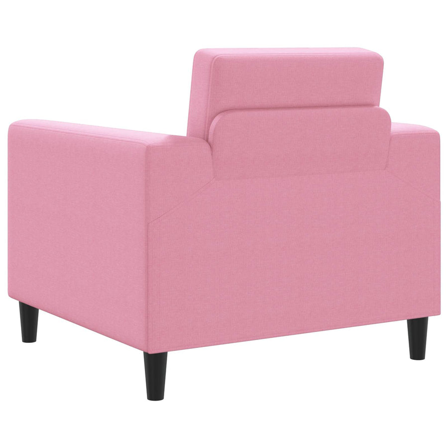 Fauteuil Roze Stof