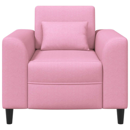 Fauteuil Roze Stof