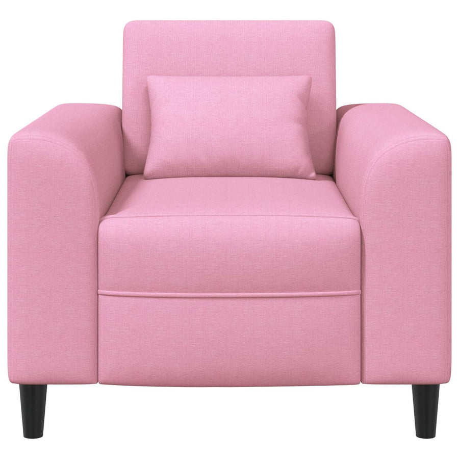 Fauteuil Roze Stof