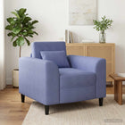 Fauteuil Jeans Blauw Stof