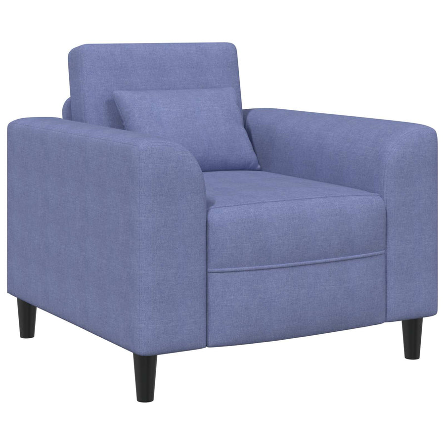 Fauteuil Jeans Blauw Stof