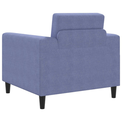 Fauteuil Jeans Blauw Stof
