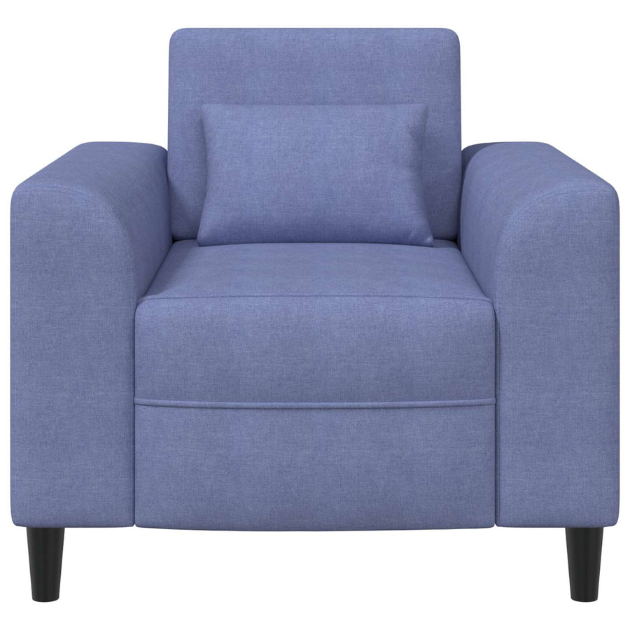 Fauteuil Jeans Blauw Stof