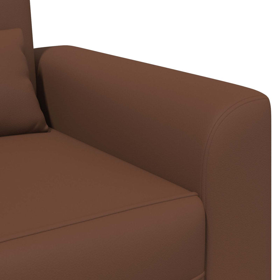 Fauteuil Bruin Kunstleer