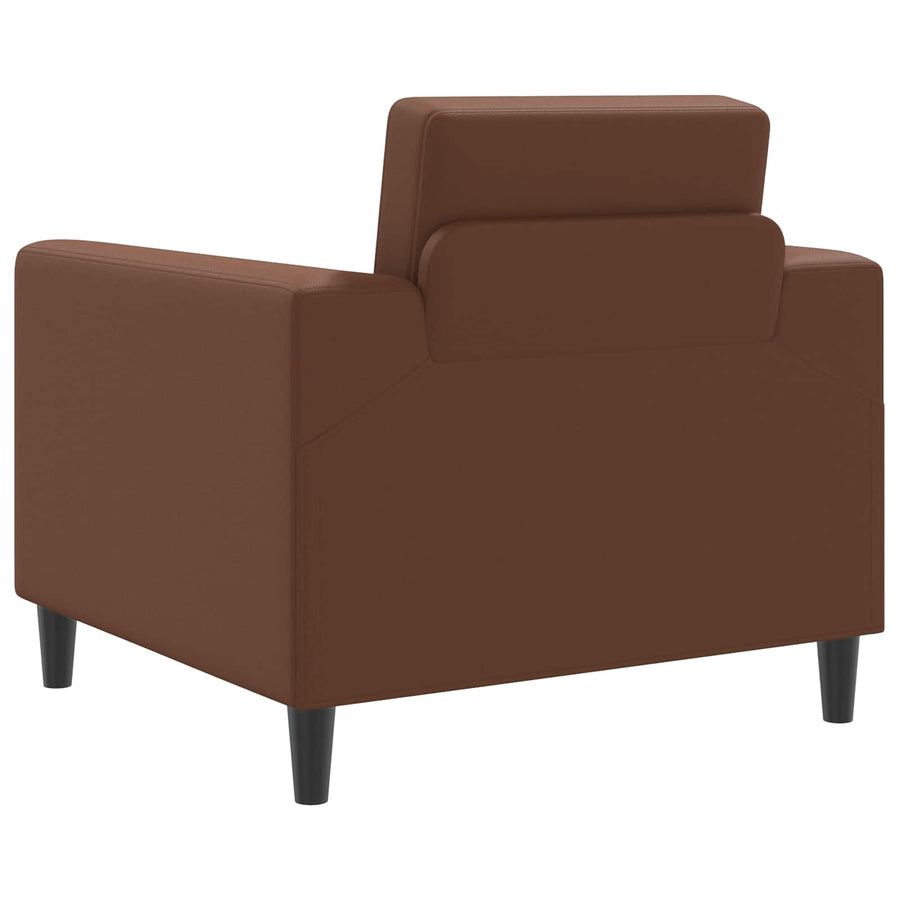 Fauteuil Bruin Kunstleer