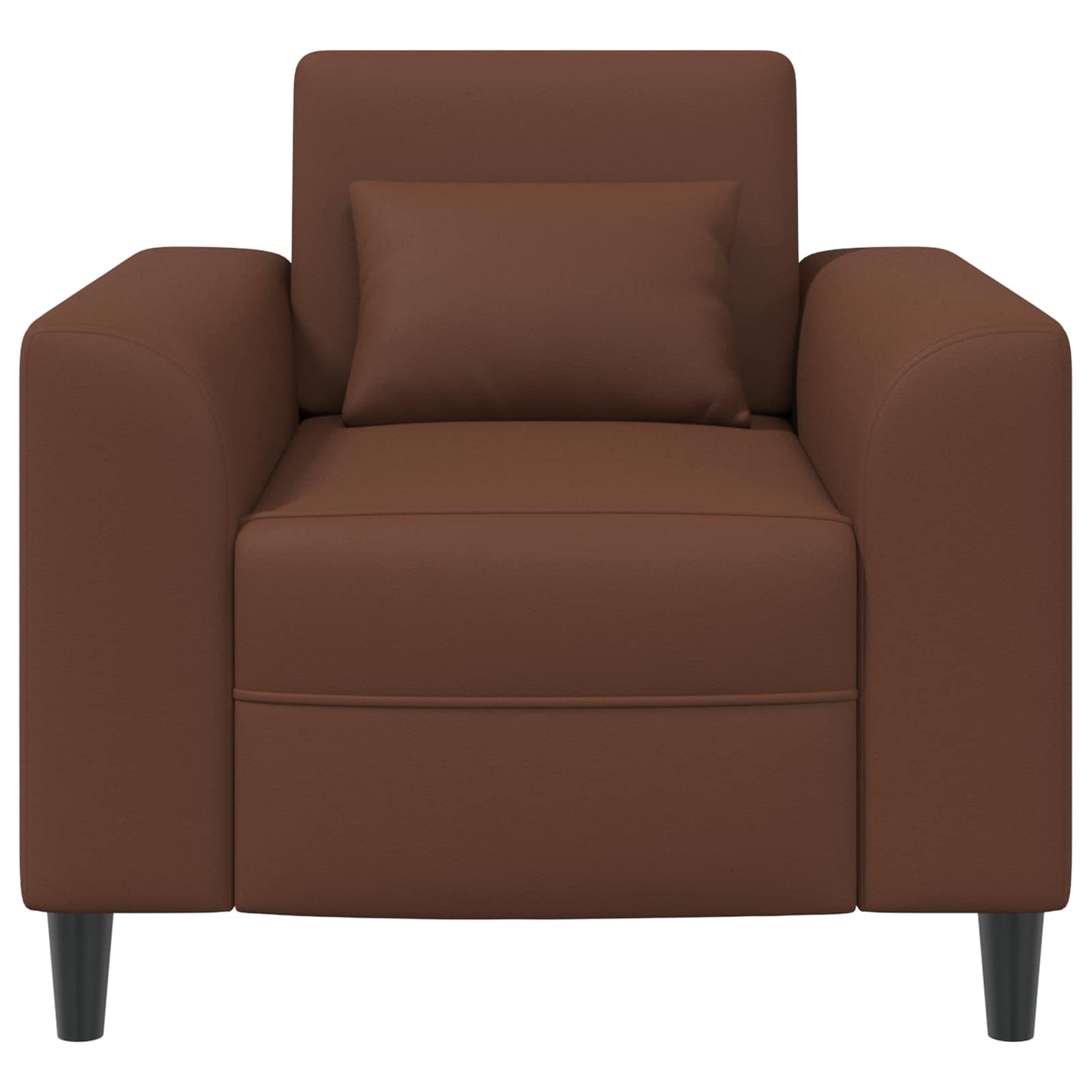Fauteuil Bruin Kunstleer