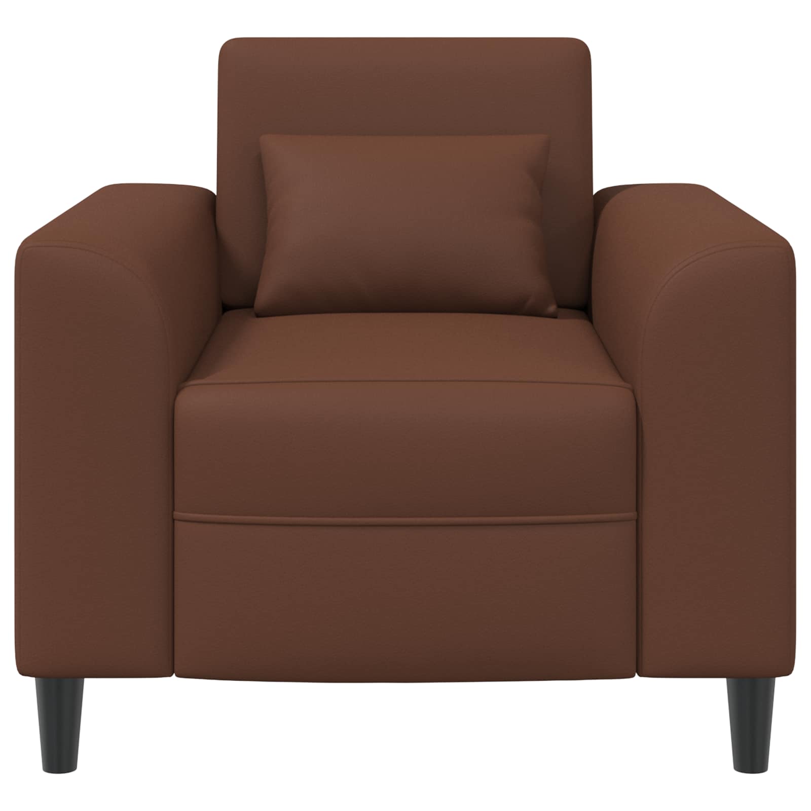 Fauteuil Bruin Kunstleer