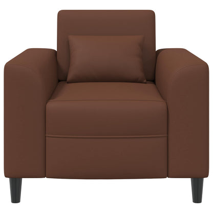 Fauteuil Bruin Kunstleer