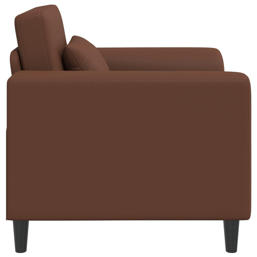 Fauteuil Bruin Kunstleer