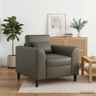 Fauteuil Grijs Kunstleer