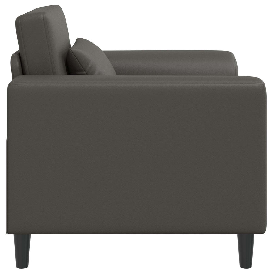 Fauteuil Grijs Kunstleer