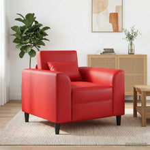 Fauteuil Rood Kunstleer
