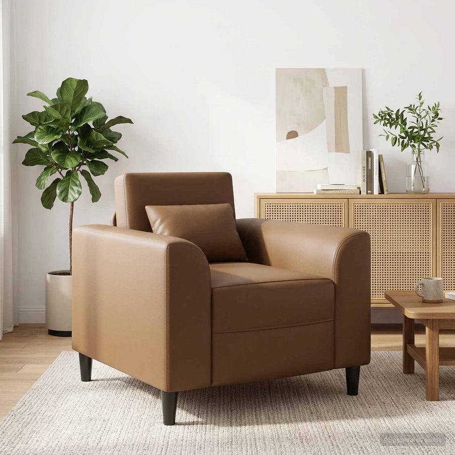 Fauteuil Cappuccino Kunstleer