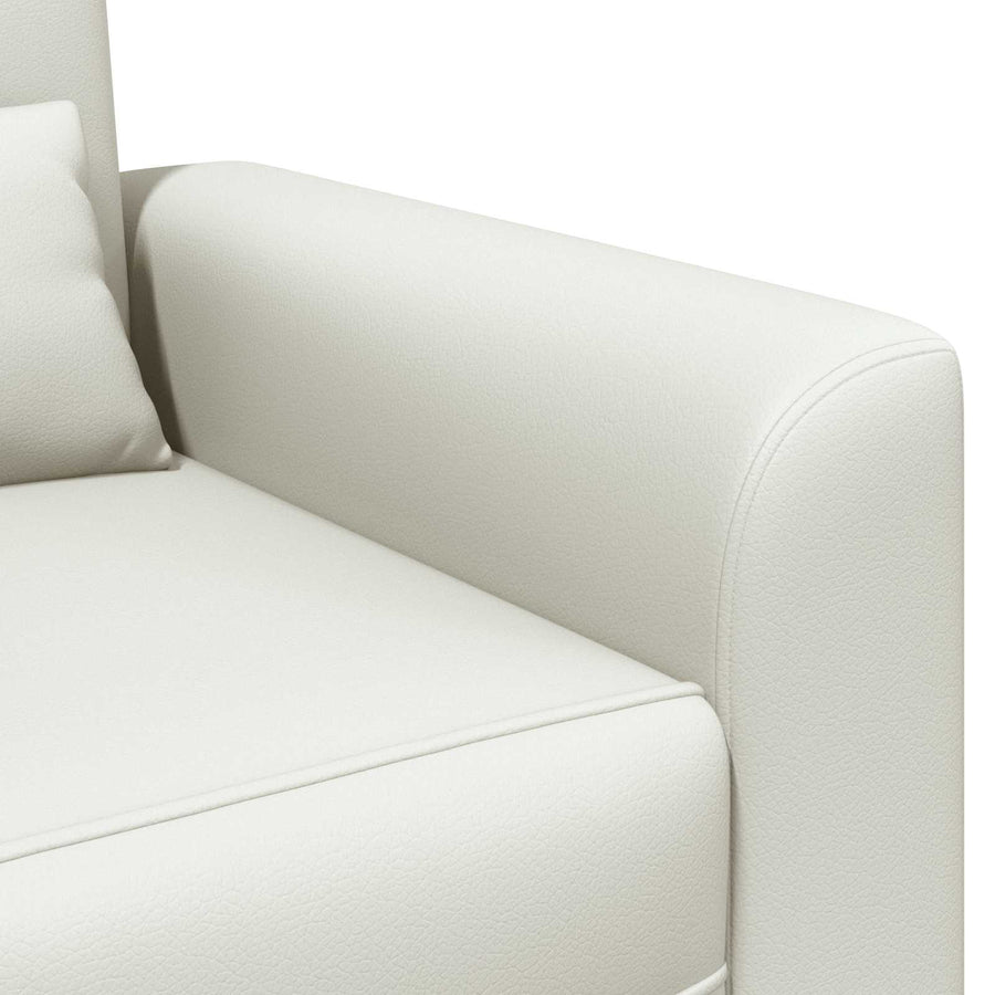 Fauteuil Wit Kunstleer