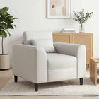 Fauteuil Wit Kunstleer