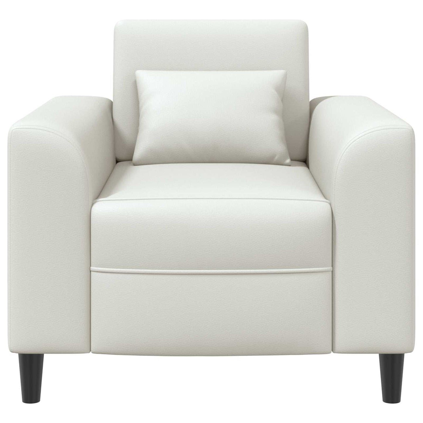 Fauteuil Wit Kunstleer