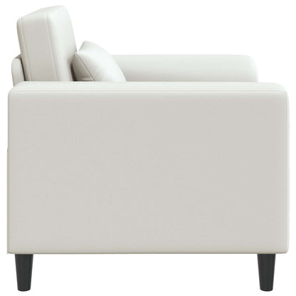 Fauteuil Wit Kunstleer