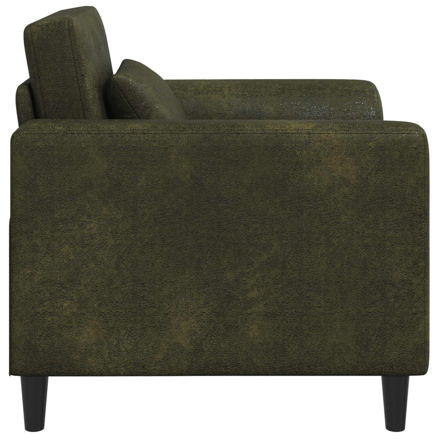 Fauteuil Legergroen Nep Suede Leer Leger groen