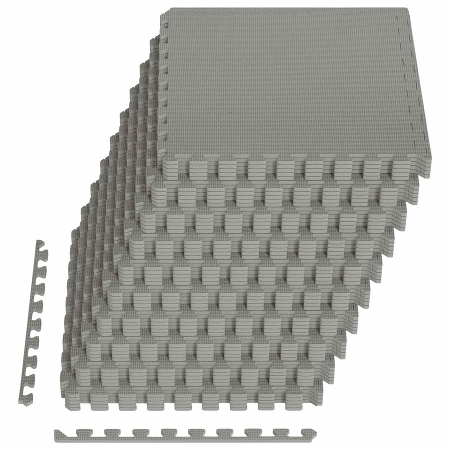 Vloermatten 40 st Grijs 14,4 m² EVA Schuim
