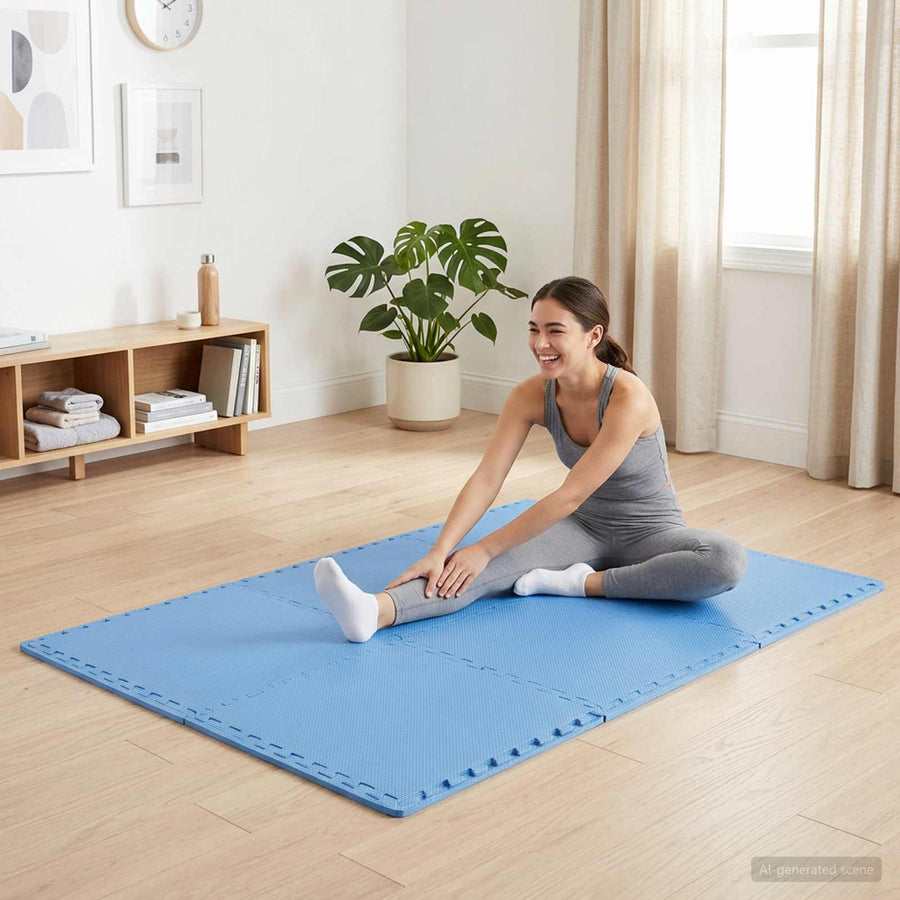 Vloermatten 40 st Blauw 14,4 m² EVA Schuim