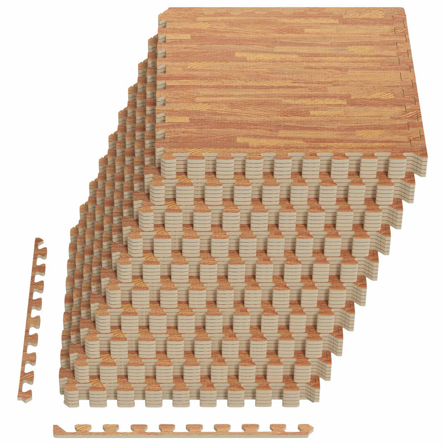 Vloermatten 50 Pcs 18 M² Eva Schuim 50