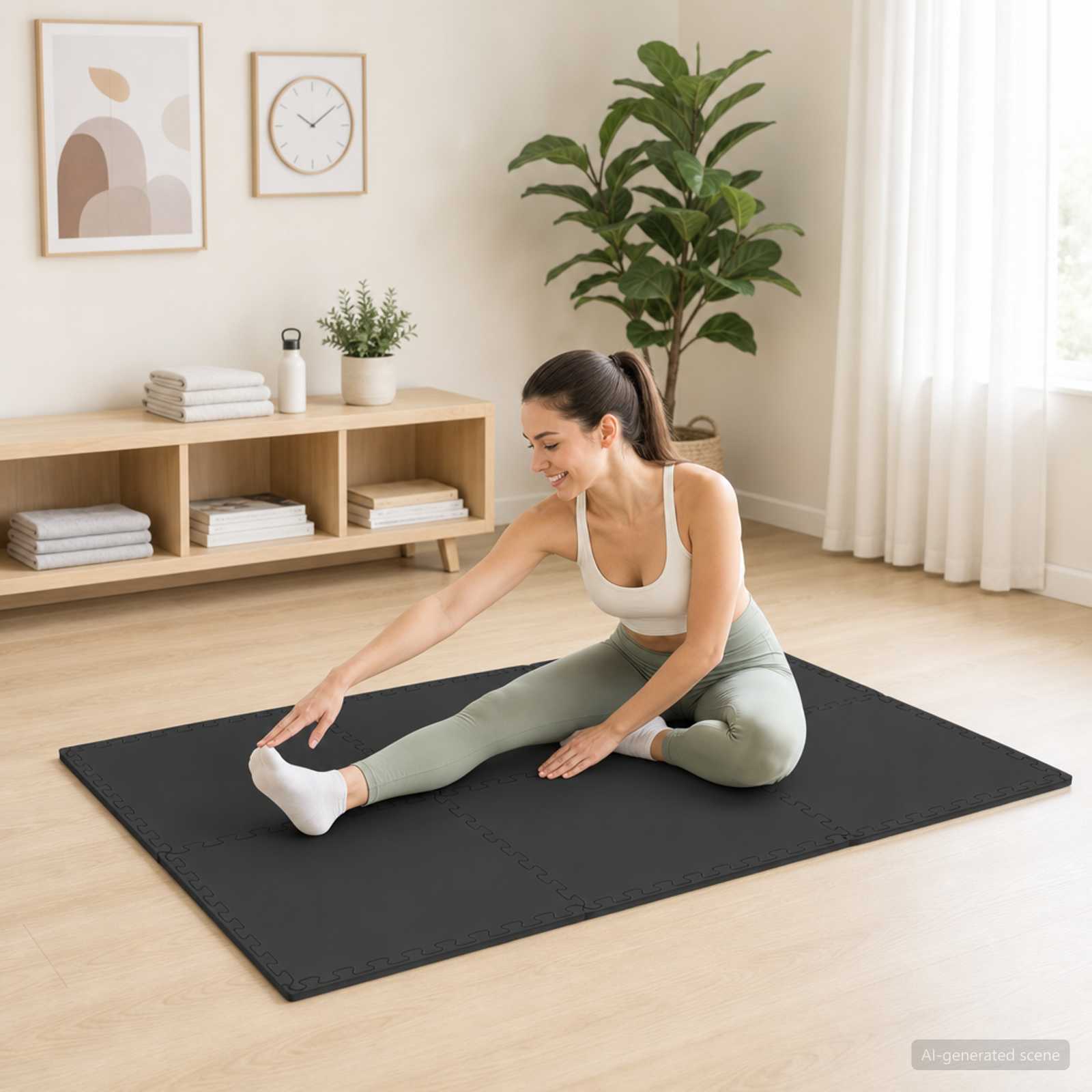 Vloermatten 24 Pcs 8,64 M² Eva Schuim 24