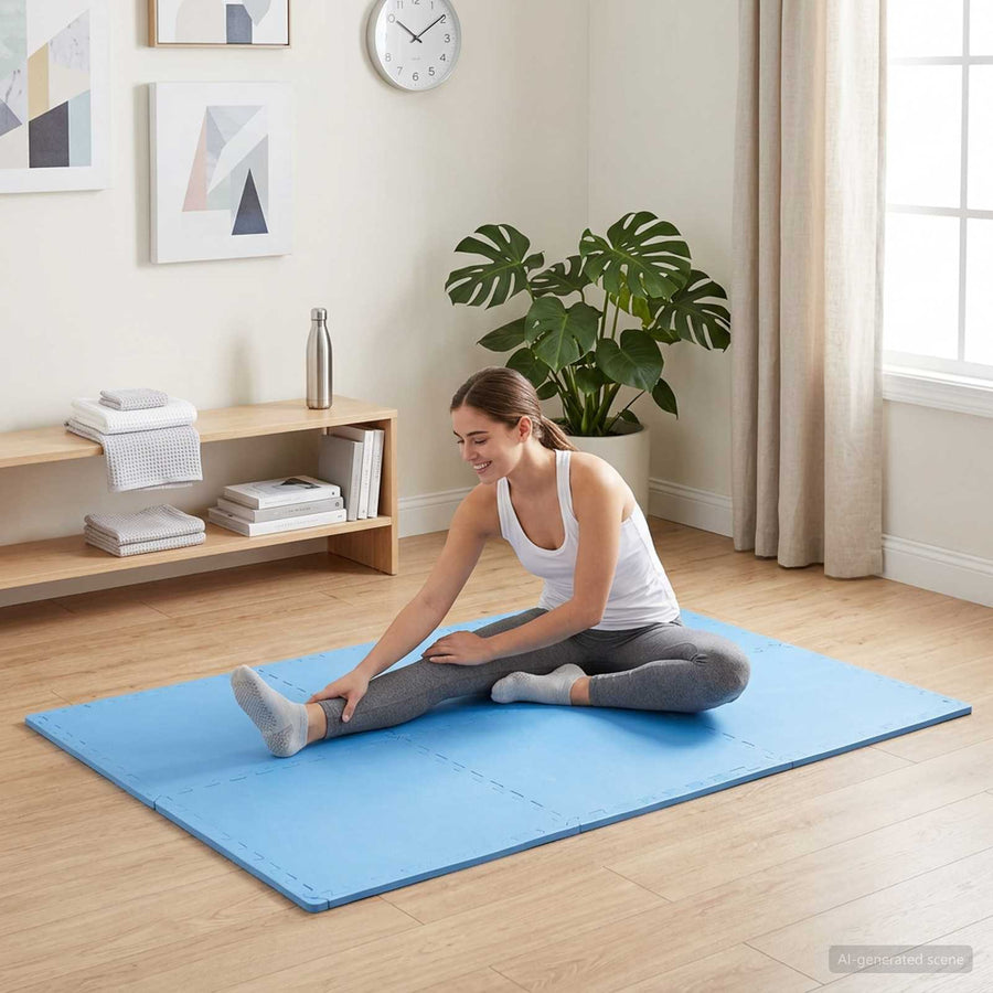 Vloermatten 24 Pcs 8,64 M² Eva Schuim 24