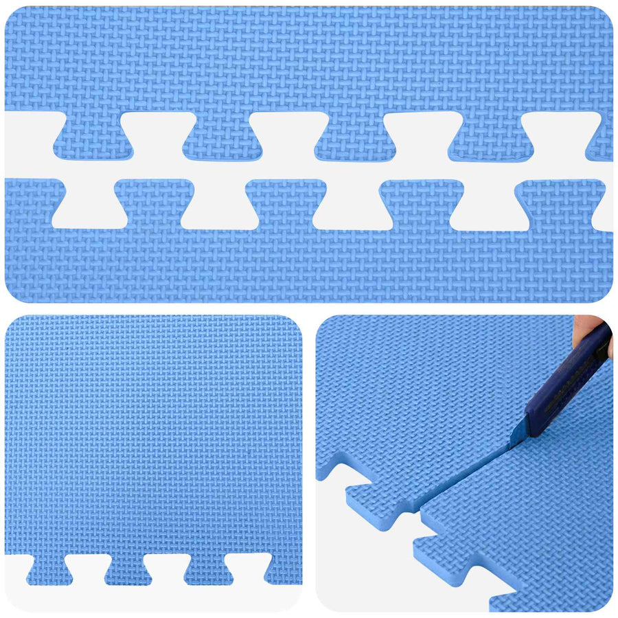 Vloermatten 12 Pcs 4,32 M² Eva Schuim 12