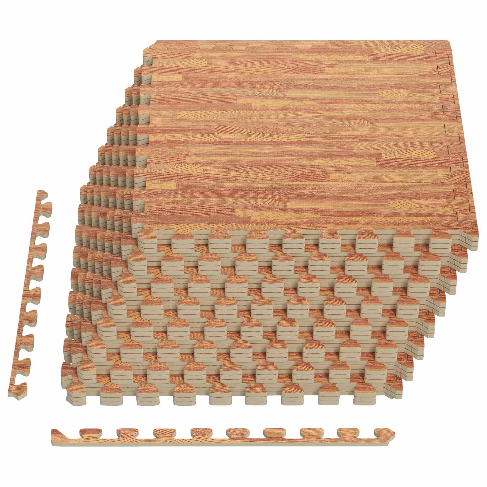 Vloermatten 24 Pcs 8,64 M² Eva Schuim 24